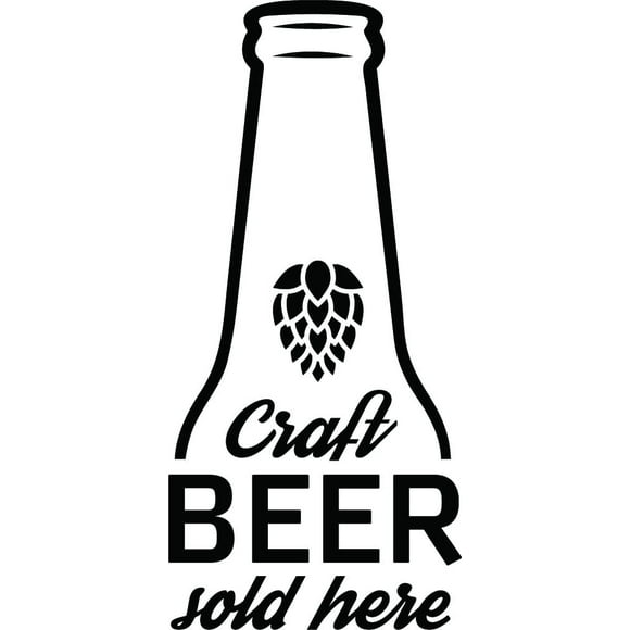 Decomural Craft Beer Sold Here Alcohol Drink WS-46189