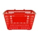 thumbnail image 2 of Canasto Plástico De Compras Rojo, 2 of 2