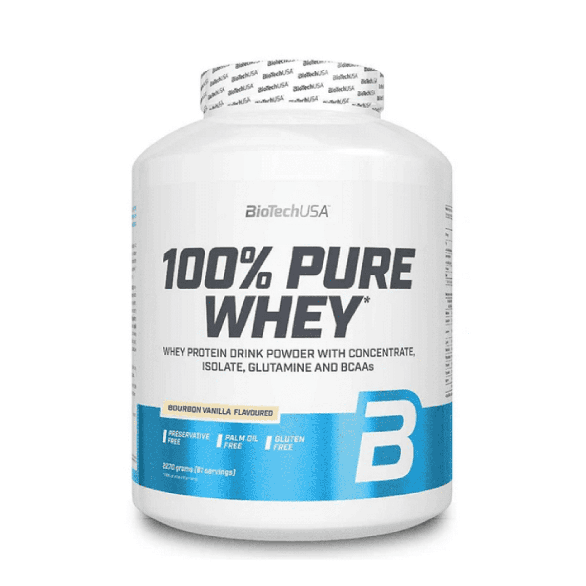 Biotechusa 100% Pure Whey Proteina Whey Protein 5 Lb Vanilla