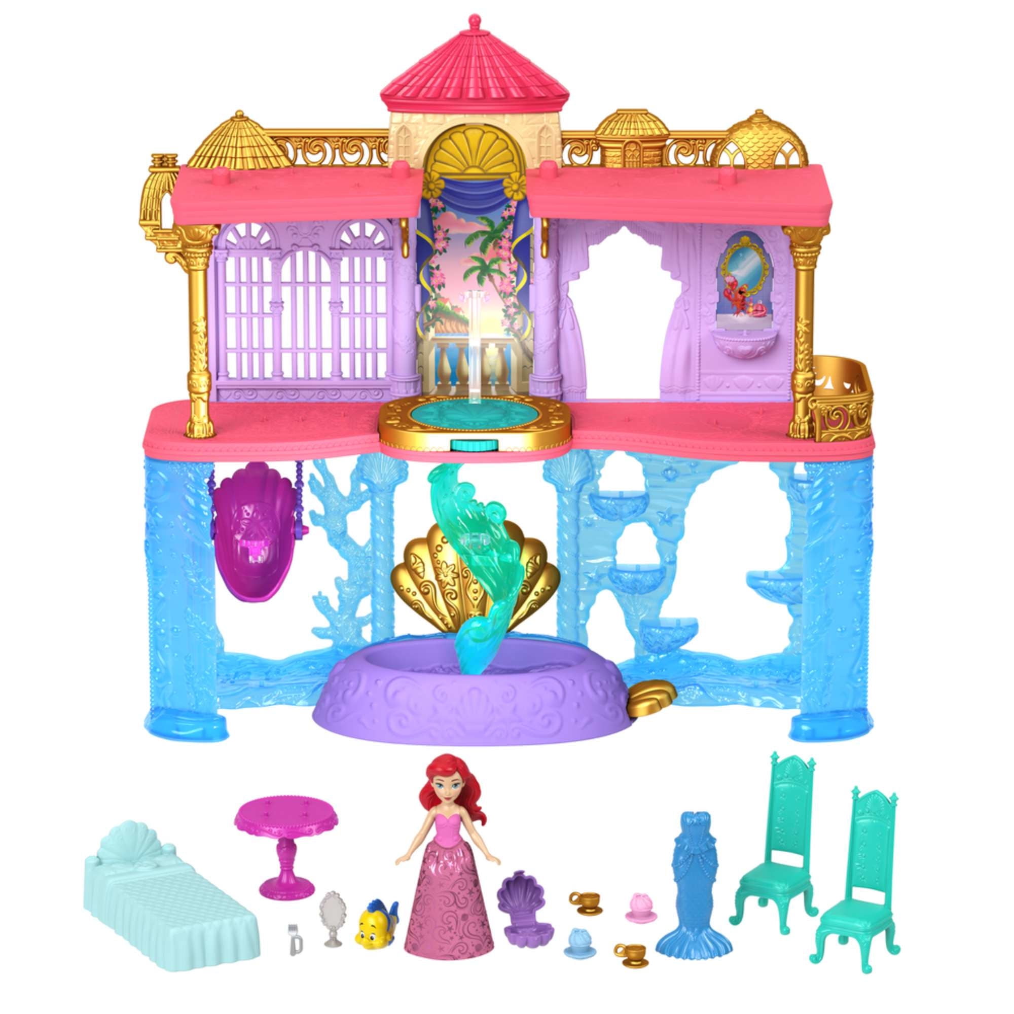 Disney Princesa - Castillo Ariel Casa De Muñeca