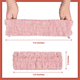thumbnail image 2 of 3 diademas elásticas suaves (blanco, rosa intenso y gris oscuro): diademas elásticas y cómodas para lavarse la cara, maquillarse, hacer deporte y uso diario., 2 of 7