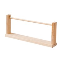 Bothyi - Organizador De Cintas De Madera, Estante De Almacenamiento De Cintas Para Costura, Sala De Manualidades, Tienda De Flores, 40 Cm X 5,6 Cm X 16 Cm