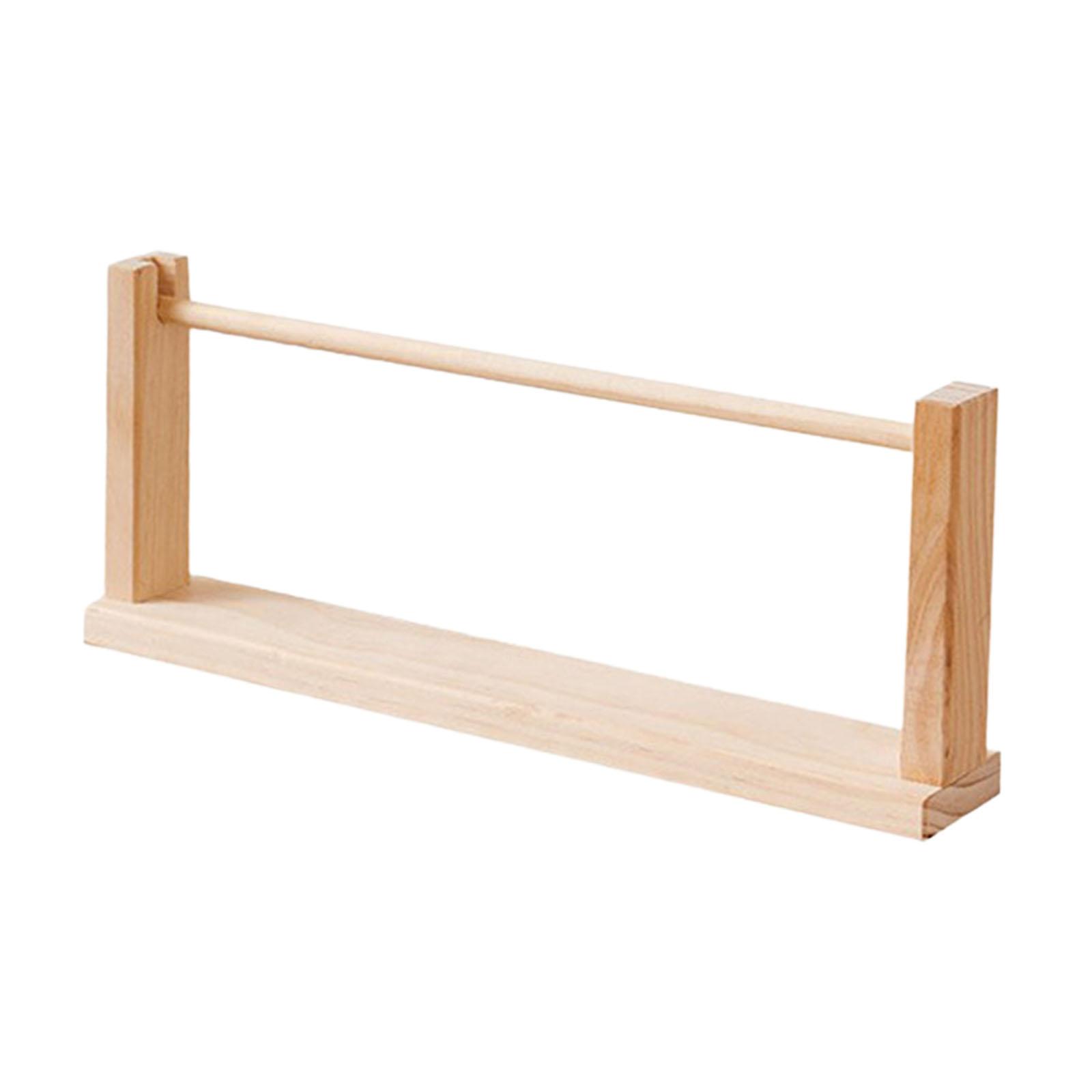 Bothyi - Organizador De Cintas De Madera, Estante De Almacenamiento De Cintas Para Costura, Sala De Manualidades, Tienda De Flores, 40 Cm X 5,6 Cm X 16 Cm