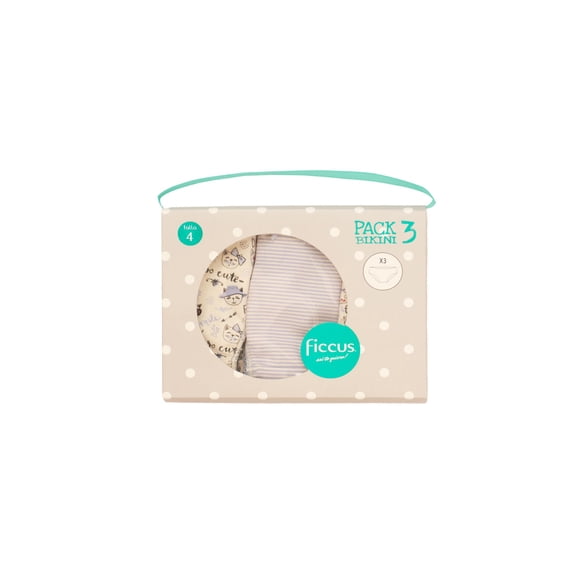 Pack triple bikini kids niña ficcus