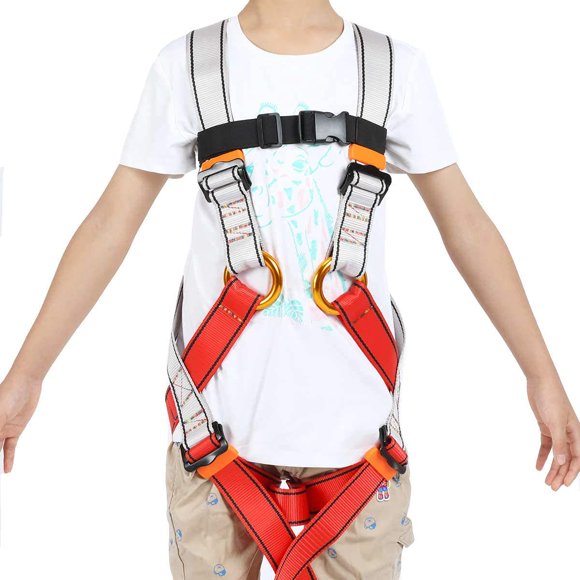 Cinturón de seguridad de escalada HandAcc Kids para seguridad corporal integral, 200 kg