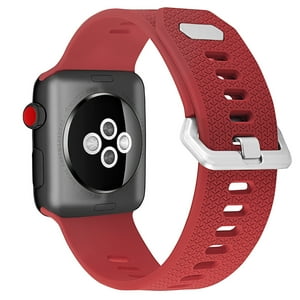 Genérico - Correa Compatible Iwatch Apple Watch 38/40/41Mm Rojo