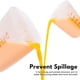 thumbnail image 2 of Juegos de tazas de medición de silicona de 6 piezas actualizados Esprime y vierta tazas de medición líquidas tazas de fusión de chocolate flexibles, 2 of 3