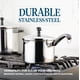 thumbnail image 2 of Cacerola Farberware Classic de acero inoxidable de 3 litros con tapa, 2 of 8