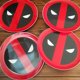 thumbnail image 2 of Juego de platos Star Wars Marvel Dead Pool redondos de 4 piezas, 2 of 4