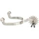 thumbnail image 1 of Tough 1 Kelly Silver Star Jingle Bob Spurs, Chrome Plated, 1 of 1