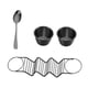 thumbnail image 1 of Soporte Para Tacos, Soporte Para Rollos, Plato Para Burritos, Soporte Para Conchas De Taco Para Hornear, Para Café, Negro, 1 of 3