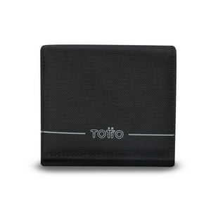 Billetera Totto Hombre Sayle Con Rfid Blocker Negra