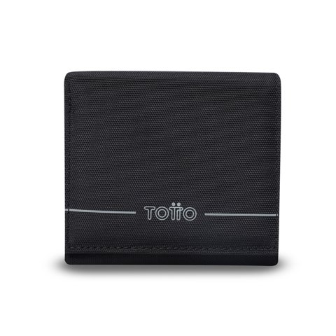 Billetera Totto Hombre Sayle Con Rfid Blocker Negra