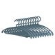 thumbnail image 1 of Perchas de Plástico REGALWOVEN para Trajes de Hombres y Mujeres, Juego de 10 Perchas de Ropa de Plástico con Gancho Redondo Azul 10, 1 of 5