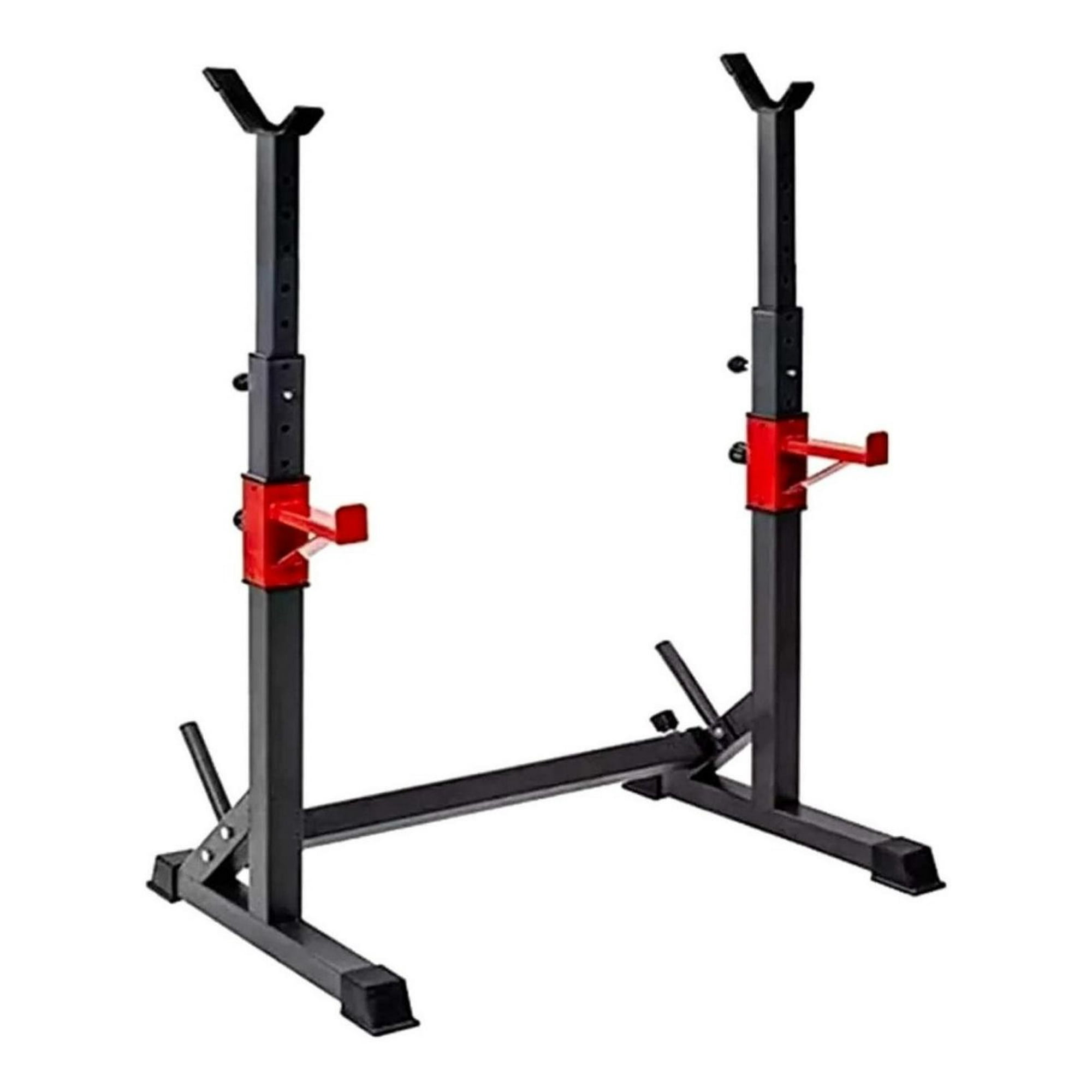 Yep - Rack Squat Sentadillas Ajustable Barra Pesas Pre Y Olimpica Negro