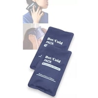Genérico - Pack X2 Compresa Gel Frio Calor Gelpack Reutilizable Terapia