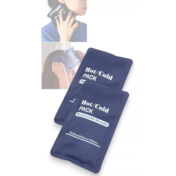 Pack X2 Compresa Gel Frio Calor Gelpack Reutilizable Terapia