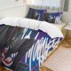 thumbnail image 3 of Posters Spider Miles Man 3 Piece Sets Full/Queen Size - Reversible Microfiber Quilts with 2 Shams Soft Lightweight Bedspread Coverlet Comforter for All Season Bed Sheets, 3 of 5