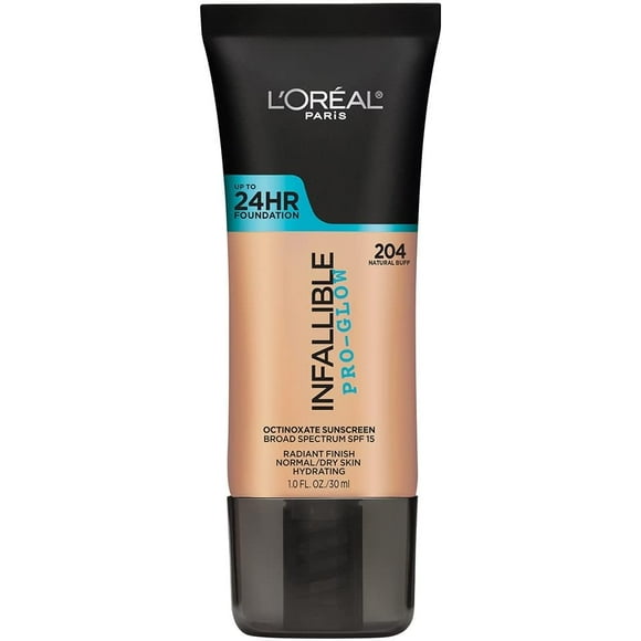 Base de maquillaje L'Oreal Paris Infallible Pro-Glow de hasta 24 horas, 30 ml