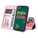 thumbnail image 4 of Funda tipo cartera FOXDOCK para Infinix Hot 11 , diseño girasol en relieve, cuero PU, cierre magnético, soporte y tarjetero, 4 of 5