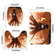 thumbnail image 3 of Ataque a los Titanes Juego de 3 alfombras de baño de coral fleece: tapete de baño + alfombra de inodoro en forma de U + funda de tapa de inodoro en forma de O, 3 of 6