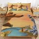 thumbnail image 1 of Grizzy And The Lemmings Comforter Set 3 Pieces Quilt Cover Set Soft Bedding Sets for All Seasons, 1 of 3