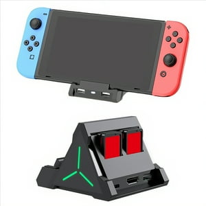 Genérico - Estación De Carga Para Tv Compatible Con Nintendo Switch Con Puertos Hdmi Usb-C Y Base De Carga-Negro