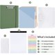 thumbnail image 3 of SKYDUE 3 Ring Binder with Clipboard, 13.2 × 10.2, cuero sintético, 3 of 3