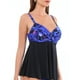 thumbnail image 2 of Tankini Basico Estampado Azul L, 2 of 3