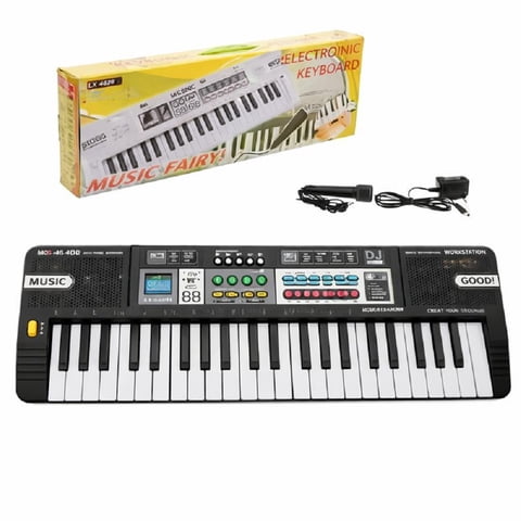 Genérico - Piano Para Niños Teclado Musical Electrónico Con Micrófono