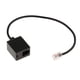 thumbnail image 2 of Conector Macho RJ9 4P4C A Conector Hembra Modular RJ9, Adaptador Divisor, 2 of 5