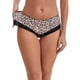 thumbnail image 1 of INSPIRE CHIC Bragas de mujer con encaje, estampado de leopardo, ultrafinas, de tiro medio, elásticas, ligeras y transpirables, talla L, marrón claro, 1 of 5