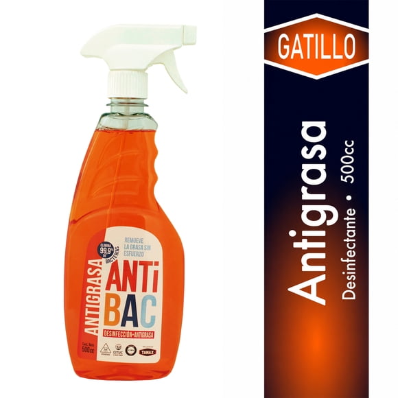 Antigrasa Desinfectante Gatillo 500ml Antibac