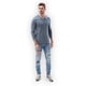 thumbnail image 2 of Polera Hombre Manga Larga Cuello V Azul Talla L, 2 of 3