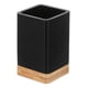 thumbnail image 1 of Porta Cepillo De Dientes Diseño Elegante Madera Minimalista Negro, 1 of 3