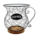 thumbnail image 4 of Portacápsulas De Café De Gran Capacidad, Moderna Cesta De Almacenamiento De Alambre Metálico Con Forma De Taza, Color Negro, 4 of 5