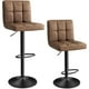 thumbnail image 1 of Pack 2 Taburetes Bar Cornell | Eco Cuero Café | Altura Regulable, 1 of 6