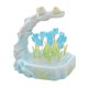 thumbnail image 3 of Diy Flower Nights Light Novedad Lámpara De Flores Artificiales Para El Hogar Baño Escritorio Azul, 3 of 3