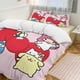 thumbnail image 1 of Hello Kitty 3-Piece Twin Bed Set - Includes 1 Single Comforter And 2 Pillowcases Bedding - Fade Resistant Microfiber - Hello Kitty, 1 of 4