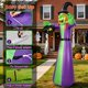 thumbnail image 5 of Bruja inflable Yooson 3,7 m con LEDs y gato negro, 5 of 6