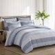 thumbnail image 5 of Juego de Ropa de Cama Levtex Home King Algodón Rayas Azul Gris, 5 of 7