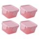 thumbnail image 1 of Xiao Hua Contenedor de Almacenamiento mini de Conservación de Frescura de 4 Piezas, Cubierta de Caja de Almacenamiento para Refrigerador de Frutas, Caja de Almacenamiento para Cajón de Alimentos, 60, 1 of 4