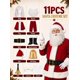 thumbnail image 3 of Traje de Santa Claus Potalay 11 piezas Adulto Deluxe Talla L, 3 of 6