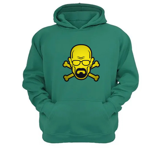 Genérico - Polerón Canguro Heinsenberg Verde Aguamarina Talla L Unisex