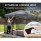 thumbnail image 5 of Mosquitera OBMESHOW 305 x 305 cm para sombrilla de patio, 5 of 7