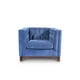 thumbnail image 1 of Sofa Roma 1 C Tela Velvet Azul Petroleo, 1 of 3