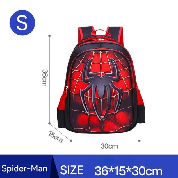 Disney Captain America Kids 3d Cute Spiderman Design Print Backpack Children Bag Boys Primary School Bag Kindergarten Backpack