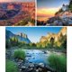 thumbnail image 2 of Juego de rompecabezas Bits and Pieces National Parks, 500 piezas x3, 2 of 9