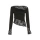 thumbnail image 5 of Top Camiseta Básica Negra Mujer Talla M Manga Larga, 5 of 5