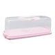 thumbnail image 4 of Soporte Para Tartas Con Asa, Soporte Para Tartas Con Tapa Para Cocina, Magdalenas, Picnic, Rectángulo Rosa, 4 of 5